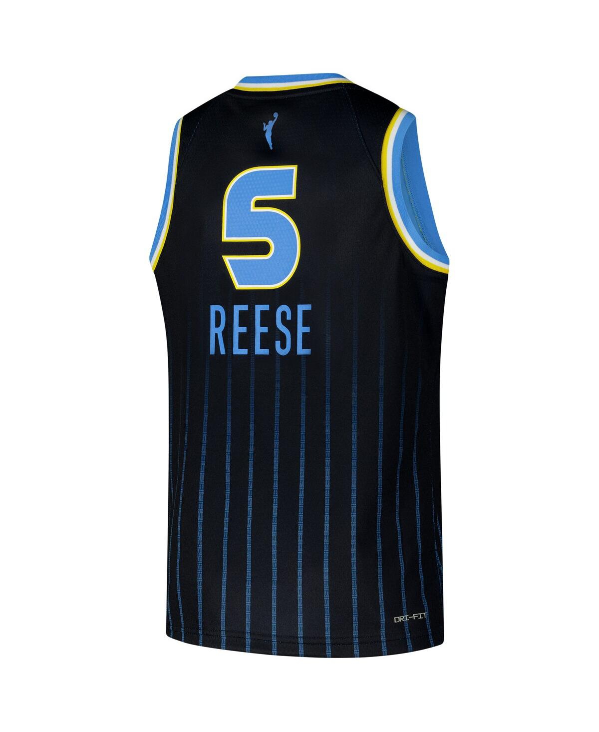 Nike Big Boys and Girls Angel ReeseChicago Sky 2024 Wnba Draft Explorer Edition Victory Player Jersey - Black