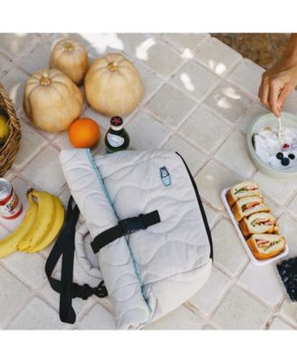 Walker Roll Top Lunch Bag with Adjustable Shoulder Strap Tangerine