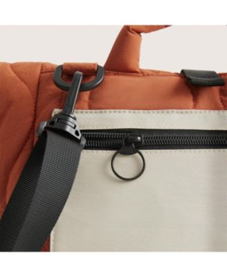 Walker Roll Top Lunch Bag with Adjustable Shoulder Strap Tangerine