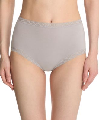 Women's Bliss Lace-Trim High Rise Cotton Brief 755058