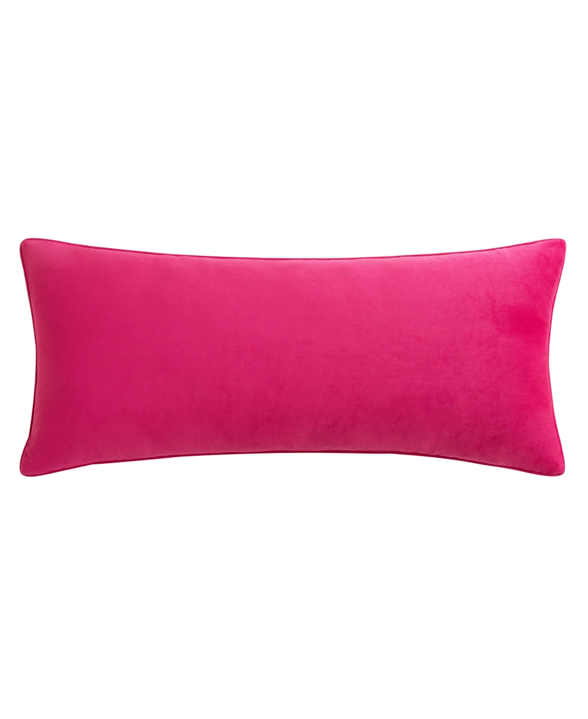 Shop Juicy Couture Silver-tone Rhinestone Decorative Pillow, 16" X 36" In Light Pink