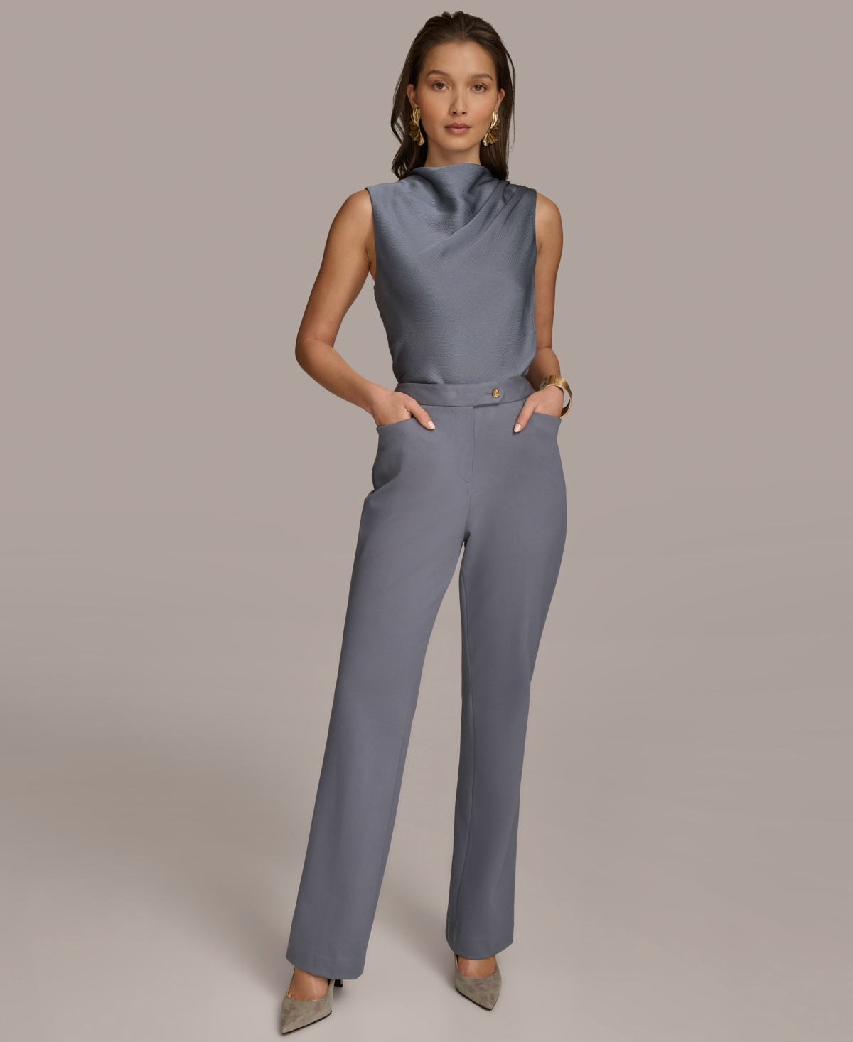 Donna Karan New York Women's Straight Leg Pants