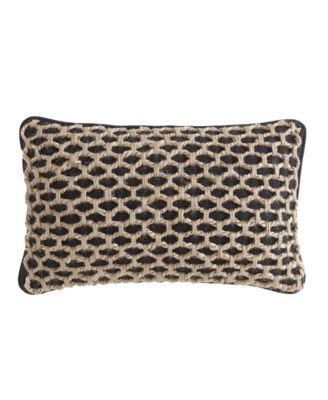 Jada Jute Decorative Pillow, 12" x 20"