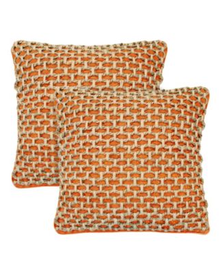 Jada Jute 2-Pack Decorative Pillow Set, 20" x 20"