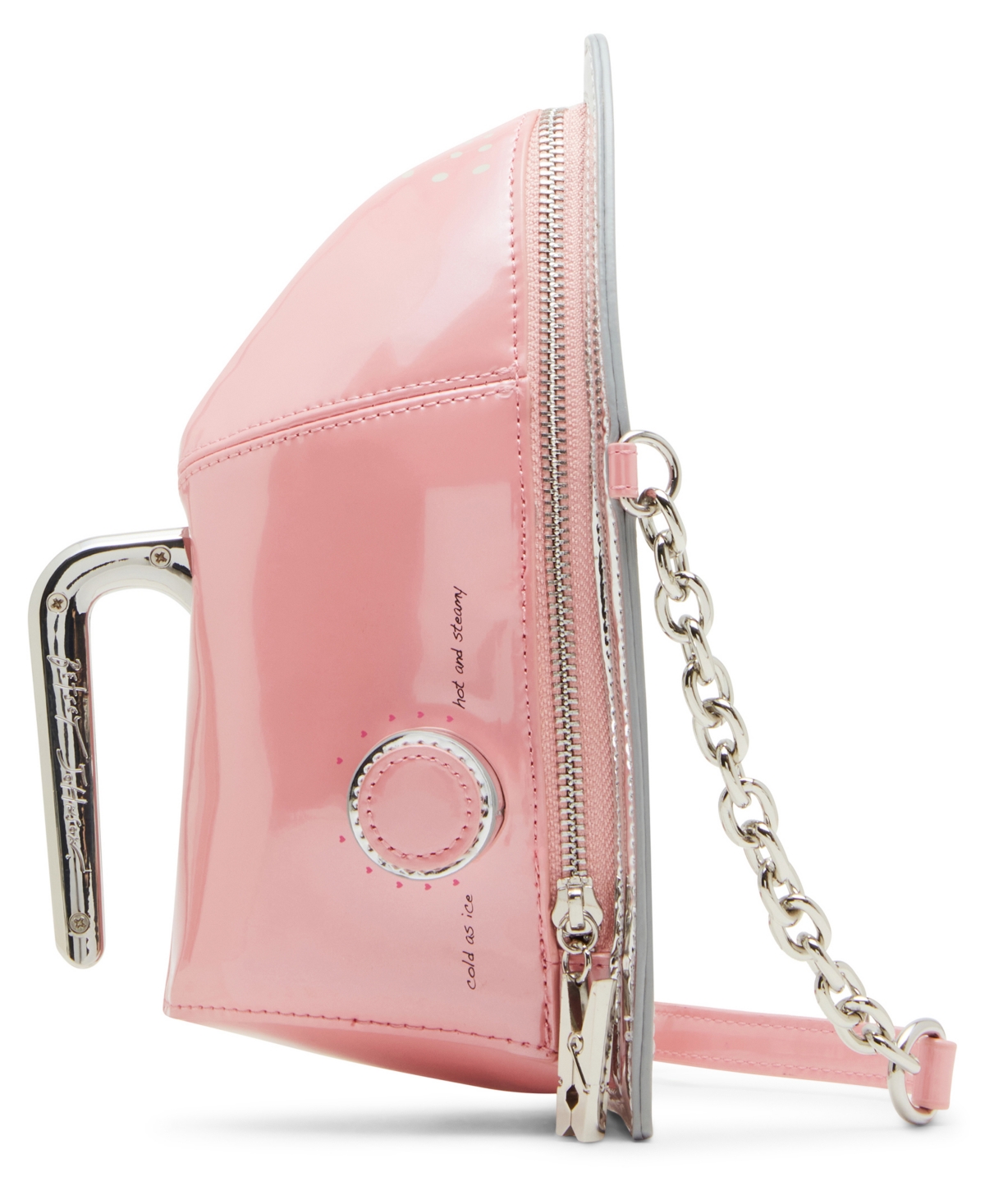 Betsey Johnson Iron Maiden Crossbody Bag In Pink