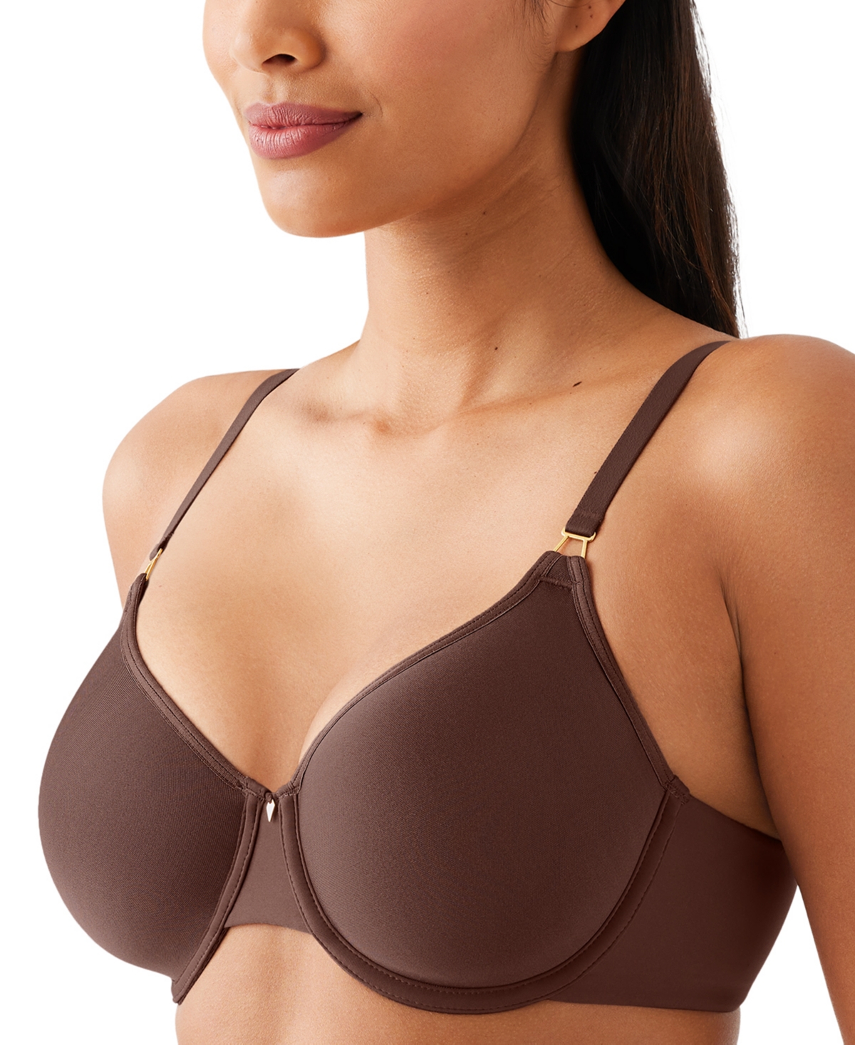 Shop Wacoal Women's Simply Done Contour T-shirt Bra 853393 In Chocolate Martini