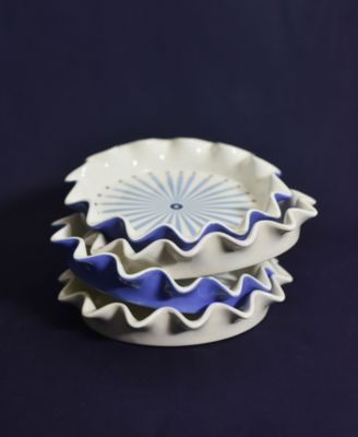 Iris Burst 8" Ruffle Pie Dish