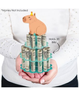 Capy Birthday - DIY Capybara Party Money Holder Gift - Cash Cake