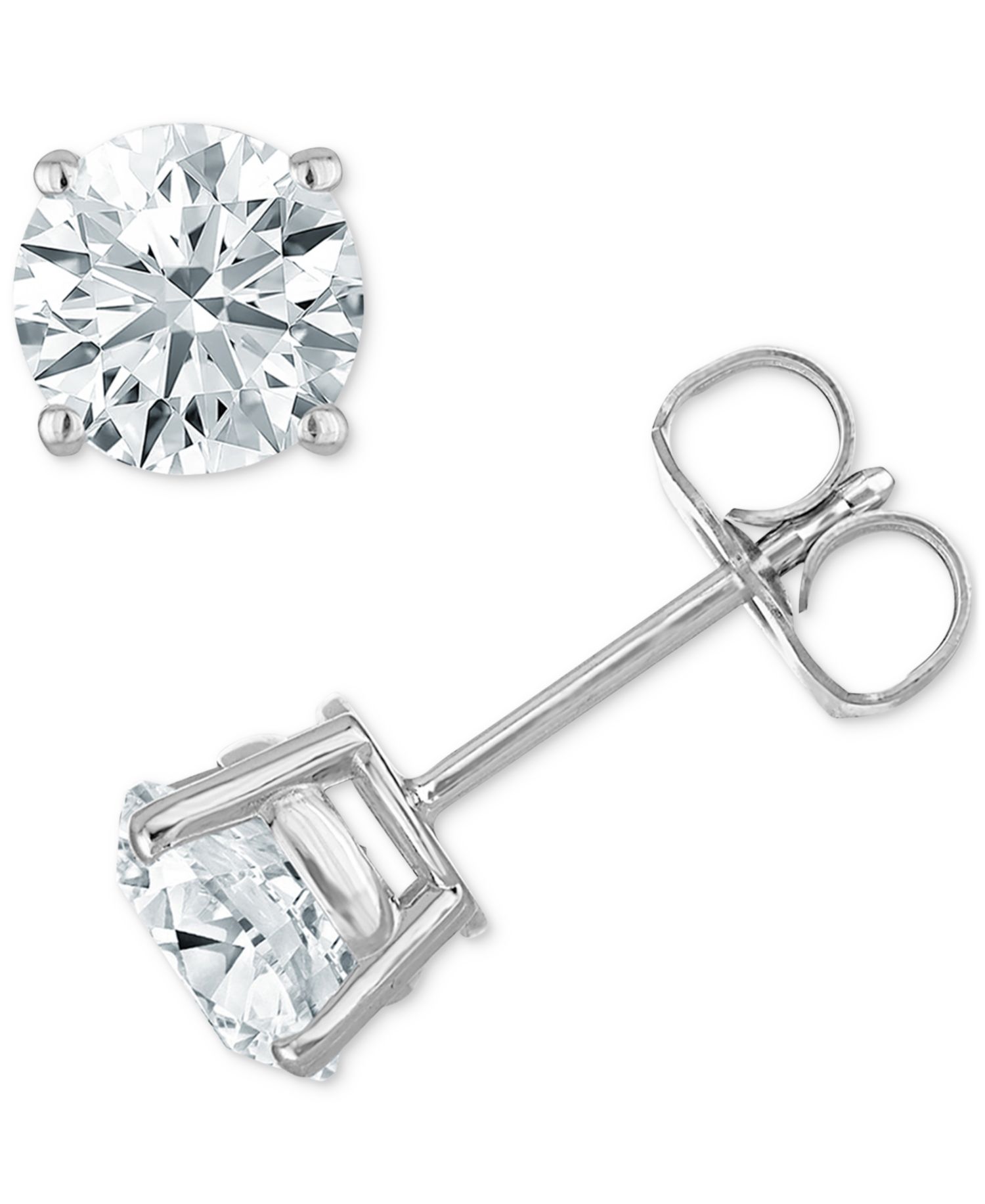 Diamond Four Prong Stud Earrings (3/4 ct. t.w.)