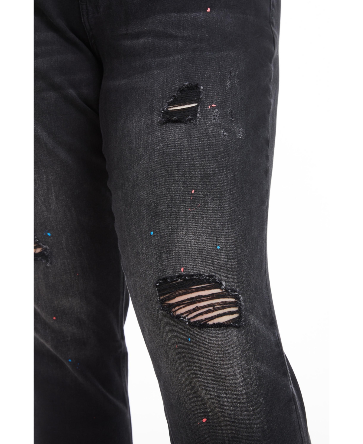 Bayeas Plus Size High Rise Painted Mom Jeans