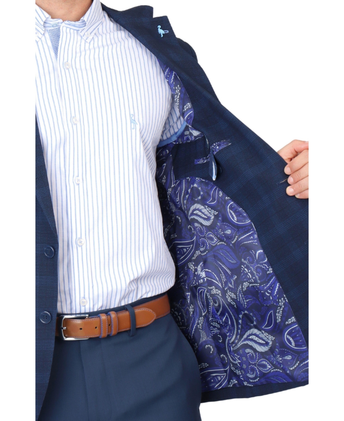 Tailorbyrd Men's Signature Glen Plaid Sportcoat