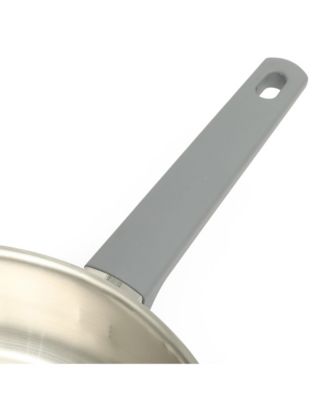 Beauford 9 Piece Stainless Steel Non-Toxic PCookware Set W/ Tri-Ply Encapsulated Bottom & Soft Touch Handles