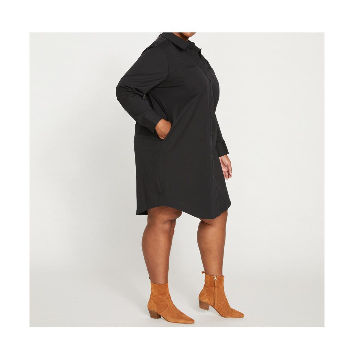 Universal Standard Plus Size Kelly Stretch Cotton Twill Shirtdress