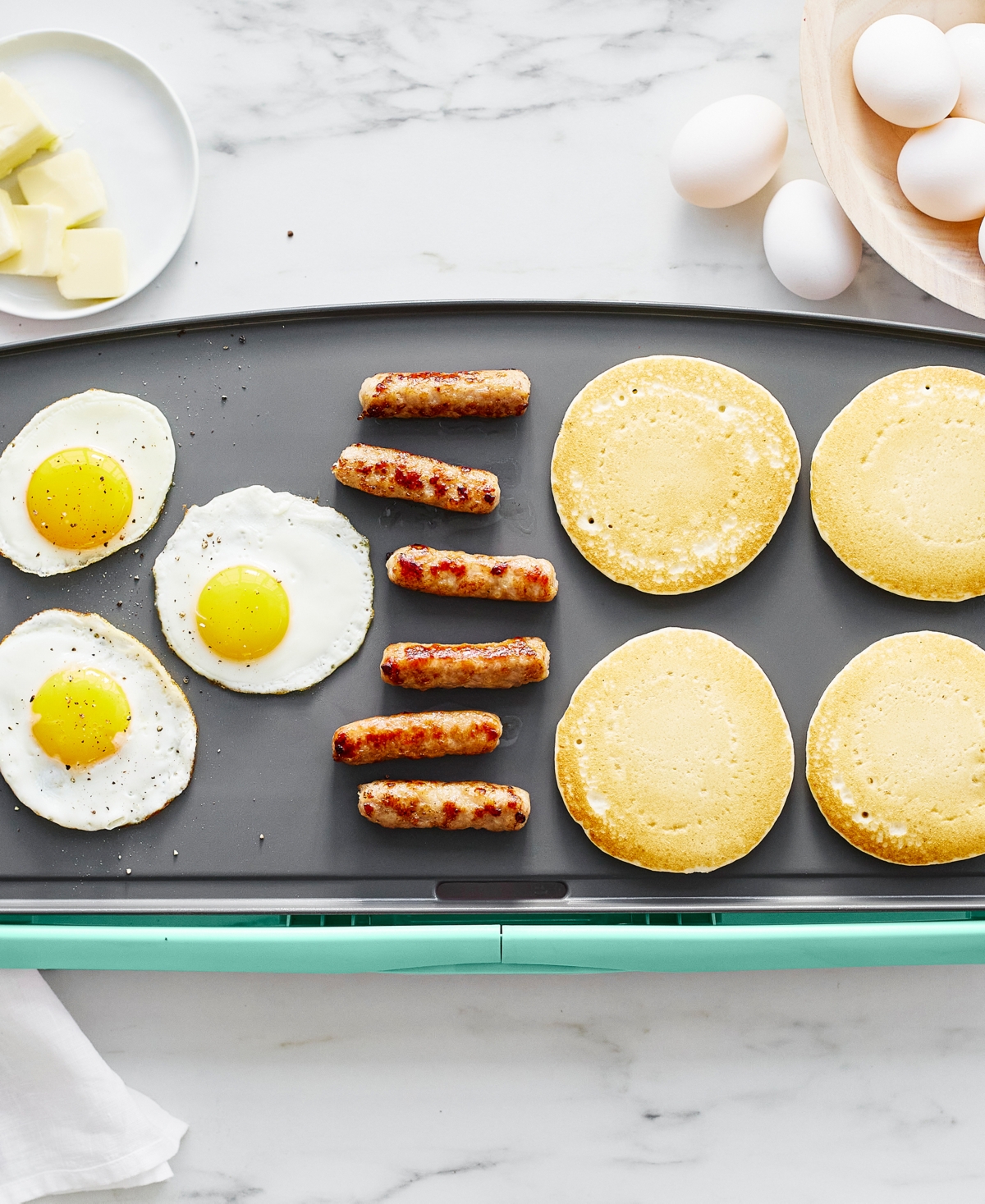 Greenlife 23" Ceramic Nonstick Healthy Griddle Xl In Turquoise