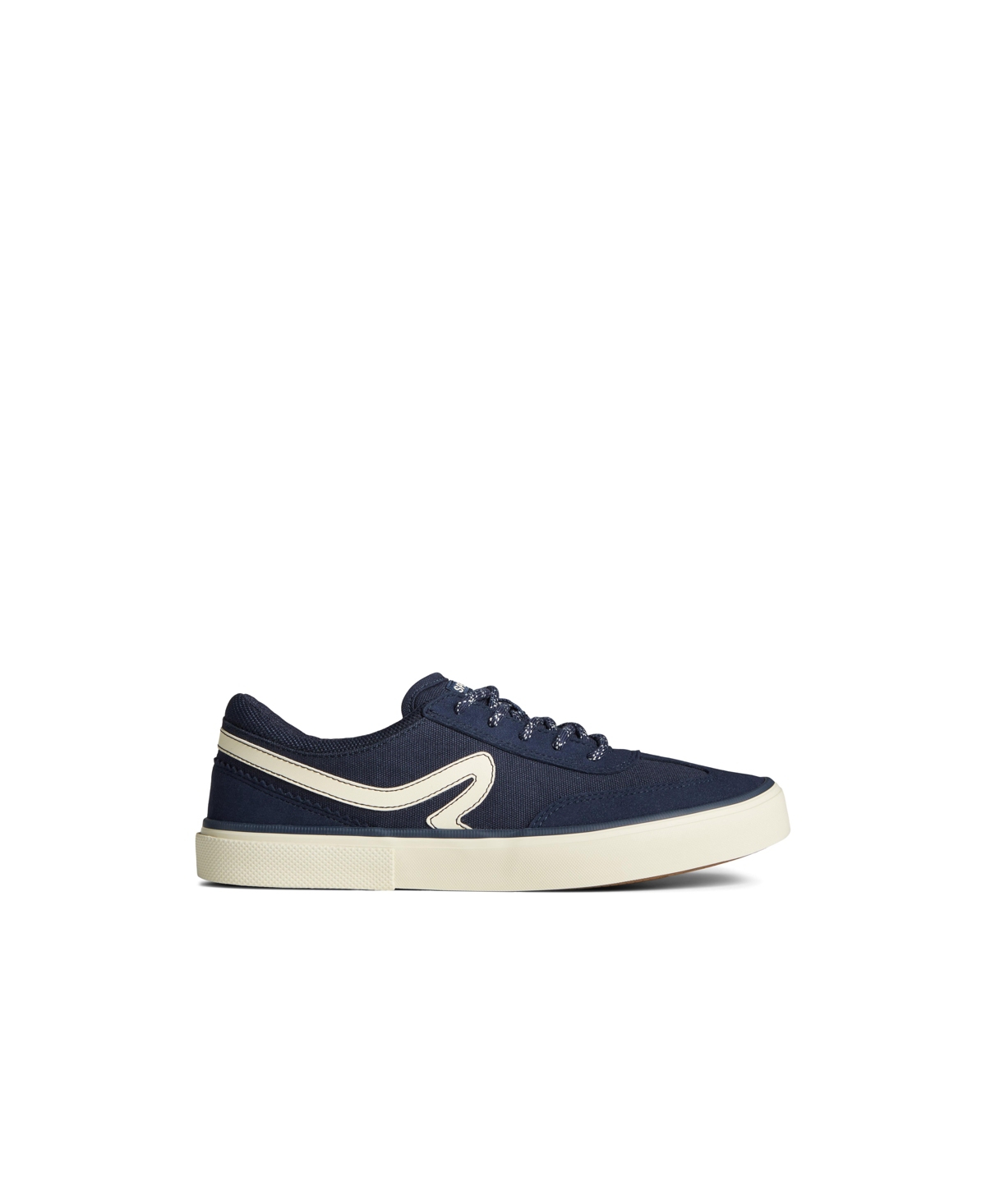 Sperry Men's Crossjack Court Textile Sneaker In Canvas Navy
