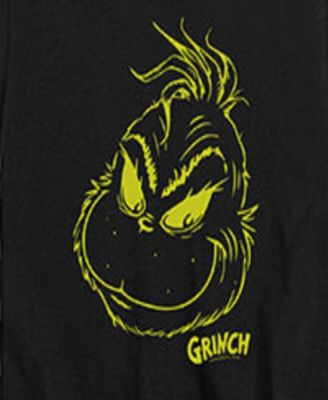Big Boys Grinch Face Graphic Tee