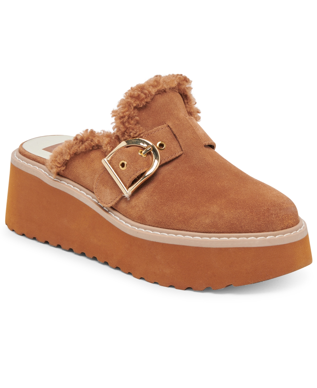Women's Lelani Plush Platform Clogs - Pecan Plush