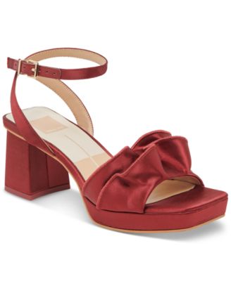 Dolce Vita - Women's Cheer Ruffled Platform Dress Sandals