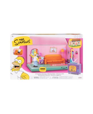 アメコミ The Simpsons Interactive Living Room The Simpsons House Living Room Interactive 5-Piece Playset, Ages 4