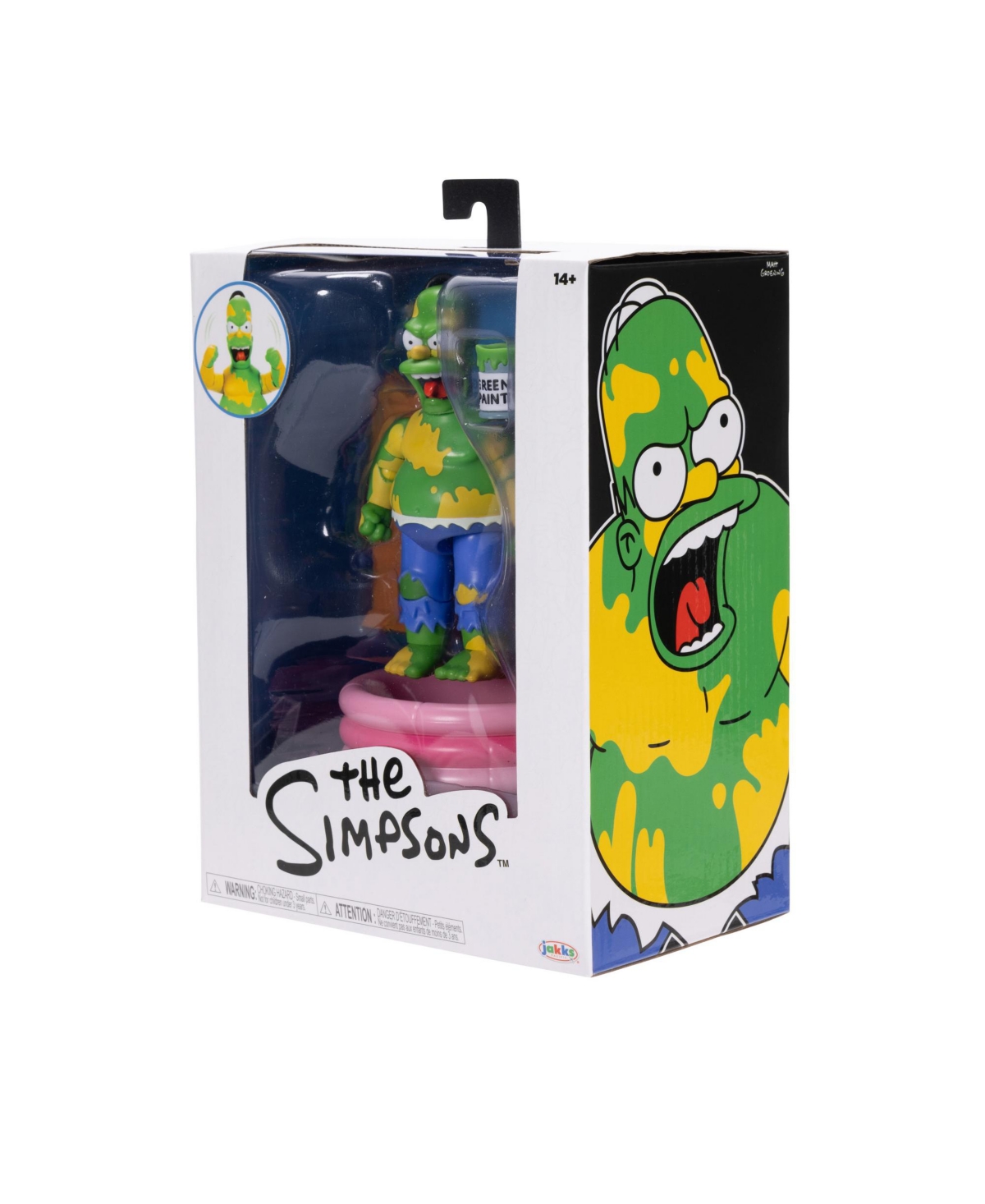 The Simpsons 5" Premium Furious Homer Action Figure Toy In Multicolor