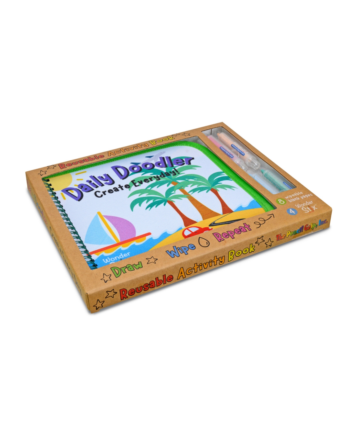 The Pencil Grip Daily Doodler Activity Book In Assorted