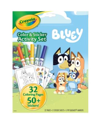 Bluey Color Sticker Activity Set, Pack of 3