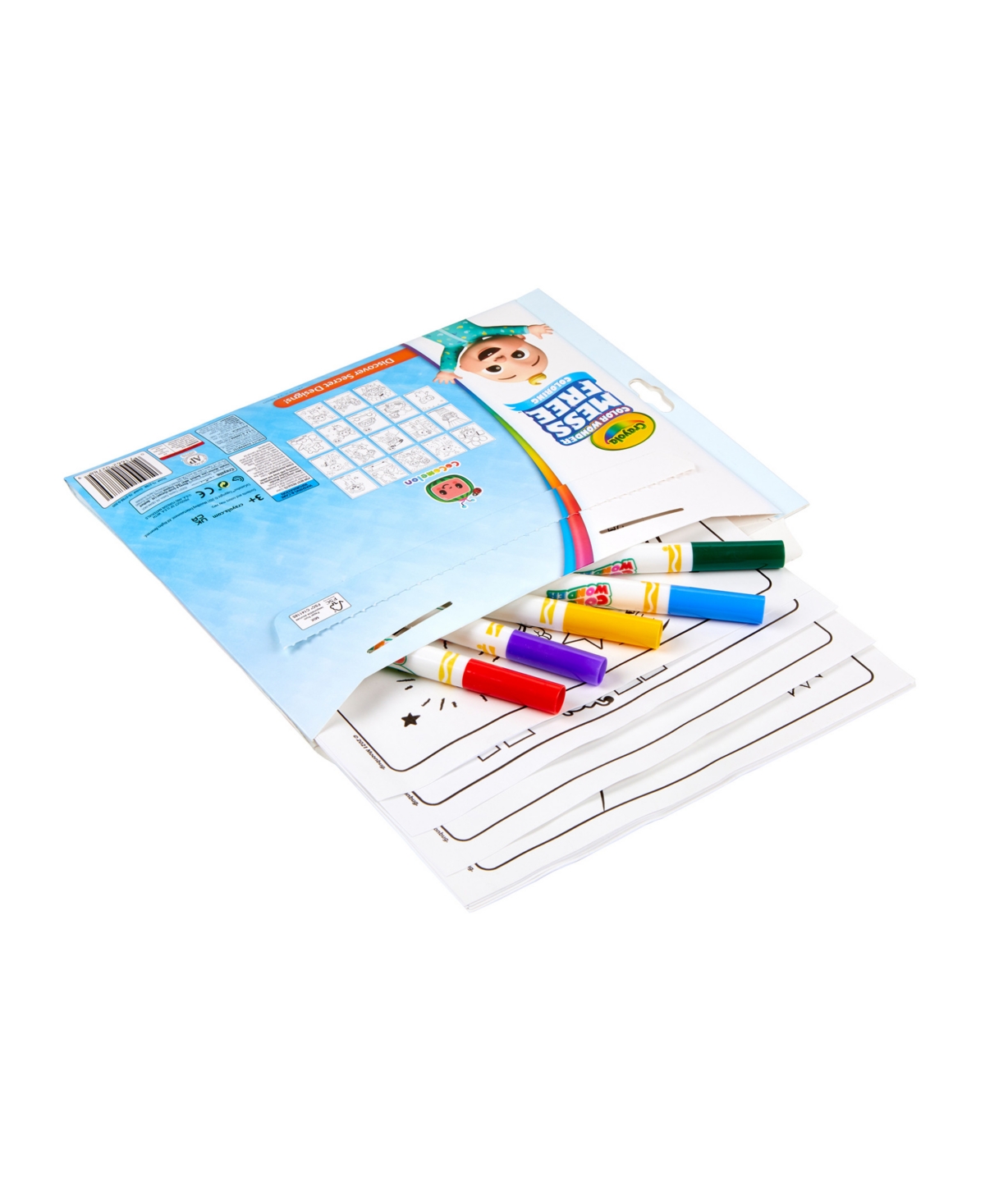 Crayola Color Wonder Cocomelon Coloring Pad and Markers, Pack of 2