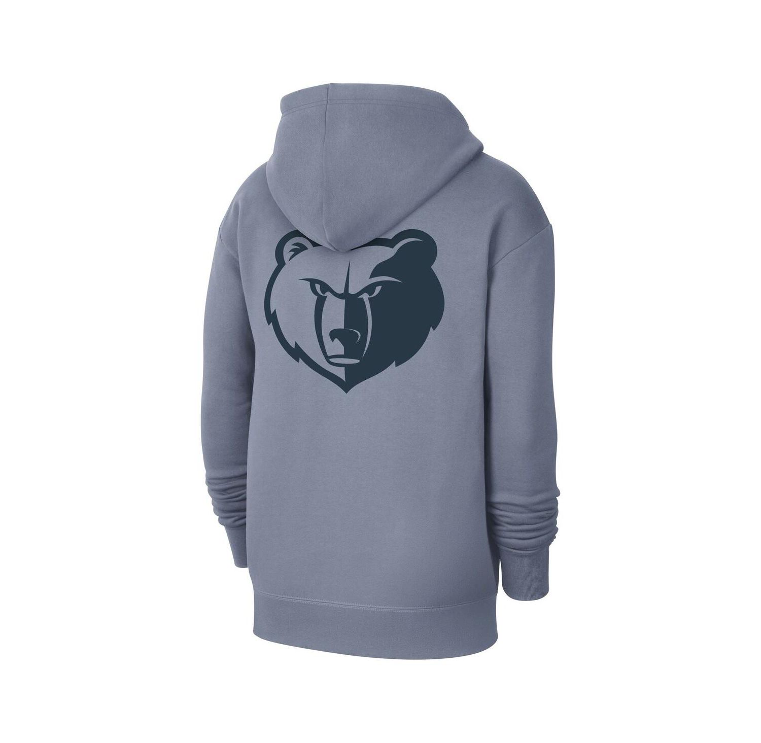 Men's Gray Memphis Grizzlies Courtside Statement Edition Pullover Hoodie