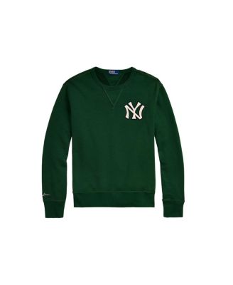 【POLO RALPH LAUREN】 NY Yankees Sweatshirt ★ Green Polo Ralph Lauren Men's Green New York Yankees Pullover