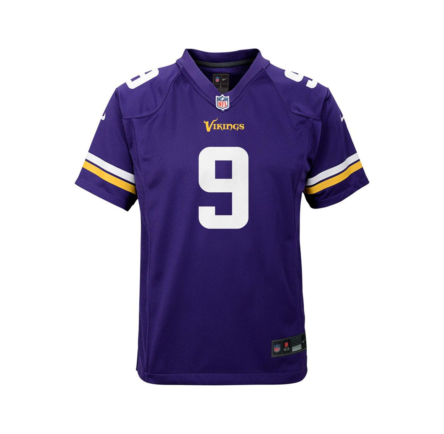 Nike Big Boys and Girls J.J. McCarthy Purple Minnesota Vikings Team Player Game Jersey