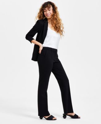 Women's High Rise Compression Pants, Exclusively at Macy's