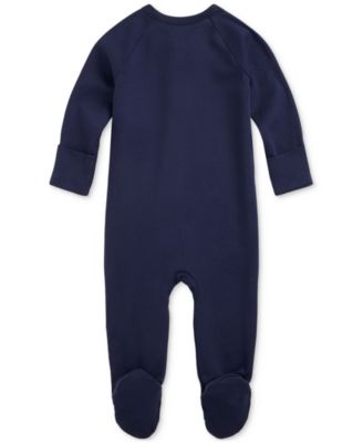 Baby Cotton Interlock Footed Coverall