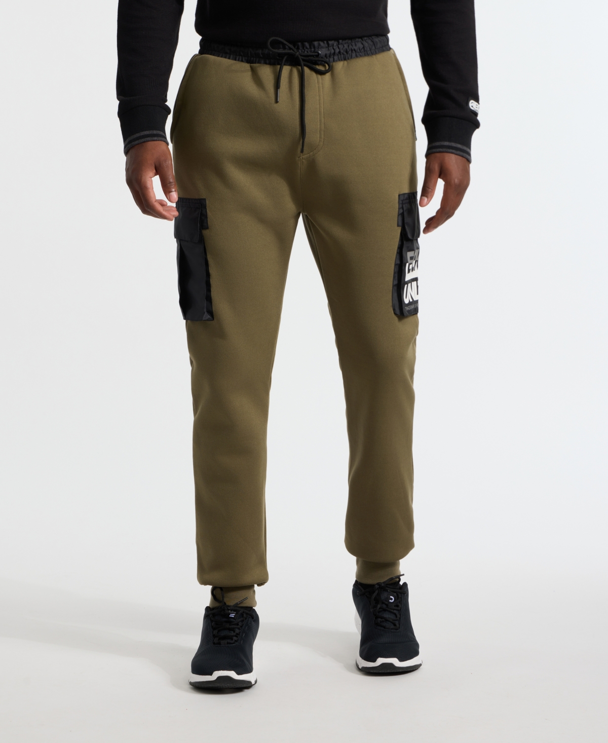 Ecko Unltd Men's Mosaic Lot Jogger In Olive