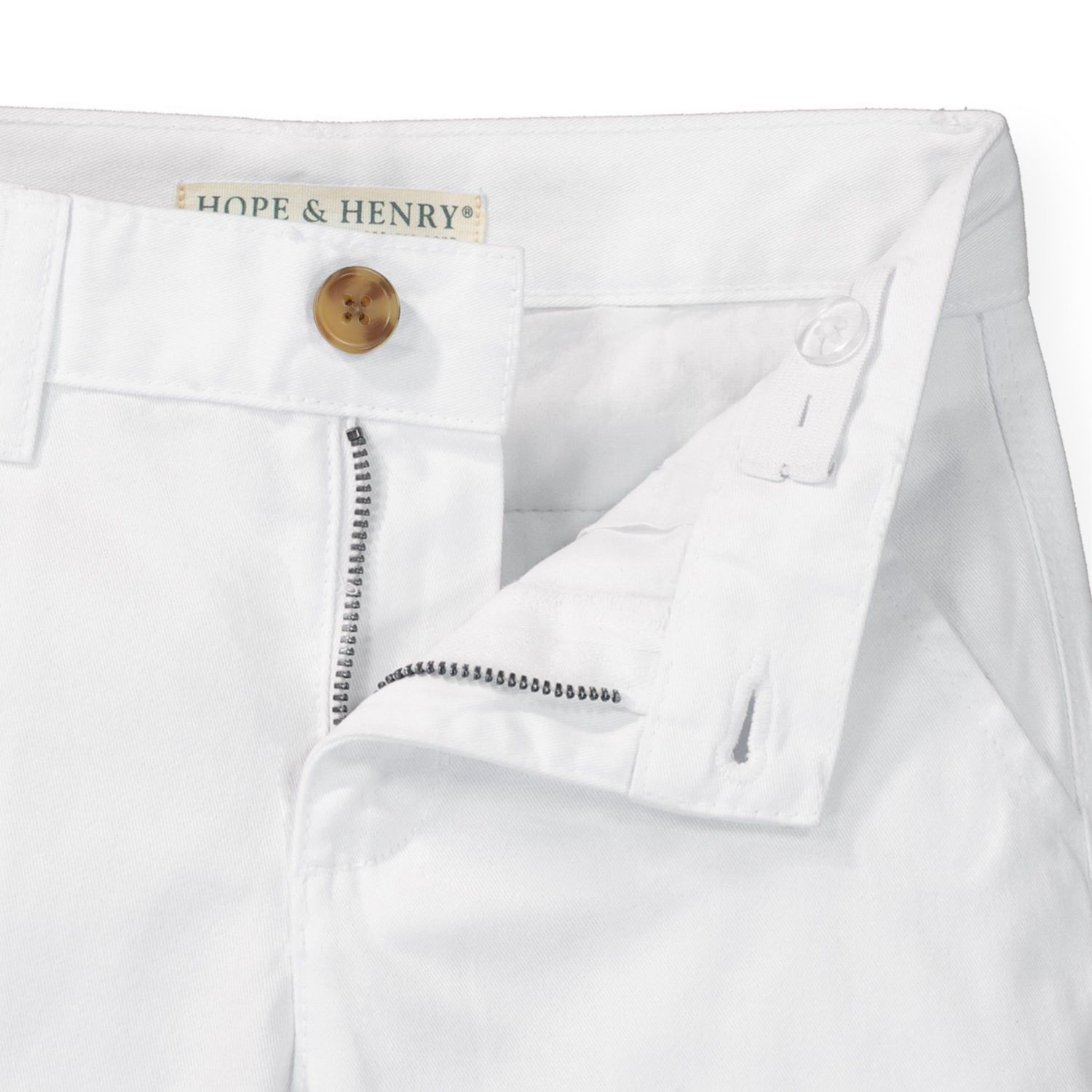 Toddler Boys Hope and Henry Cotton Stretch Chino Short