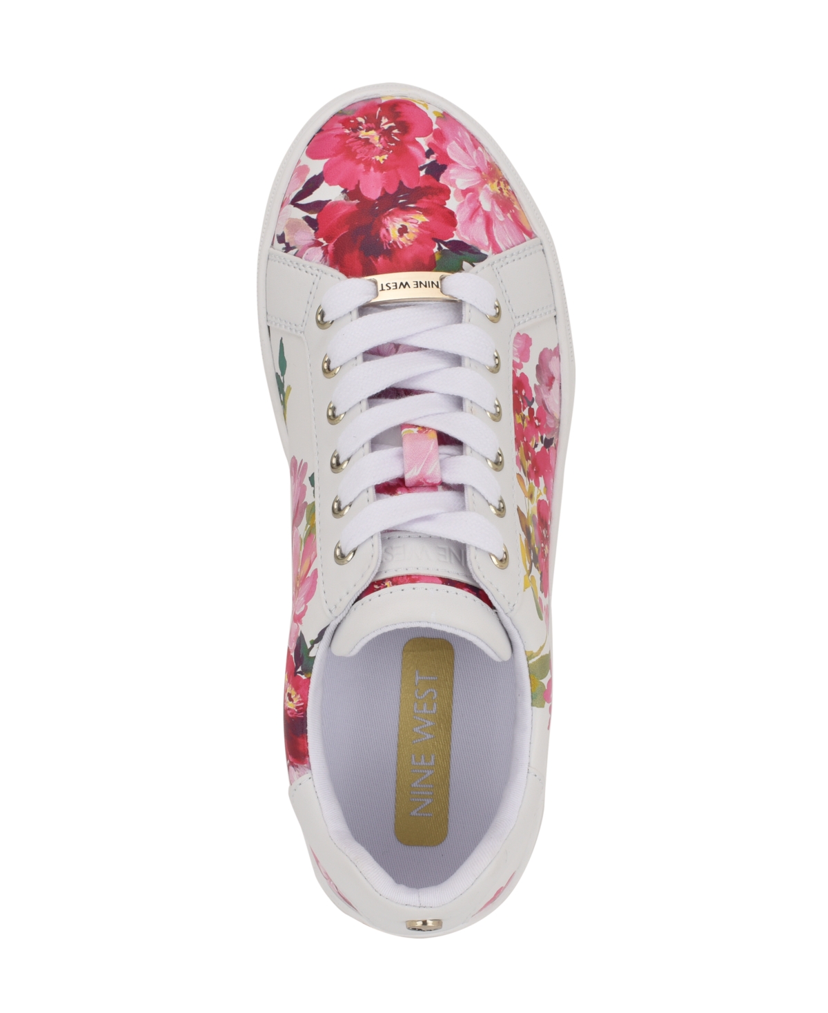 Shop Nine West Women's Gatspy Lace-up Platform Sneakers