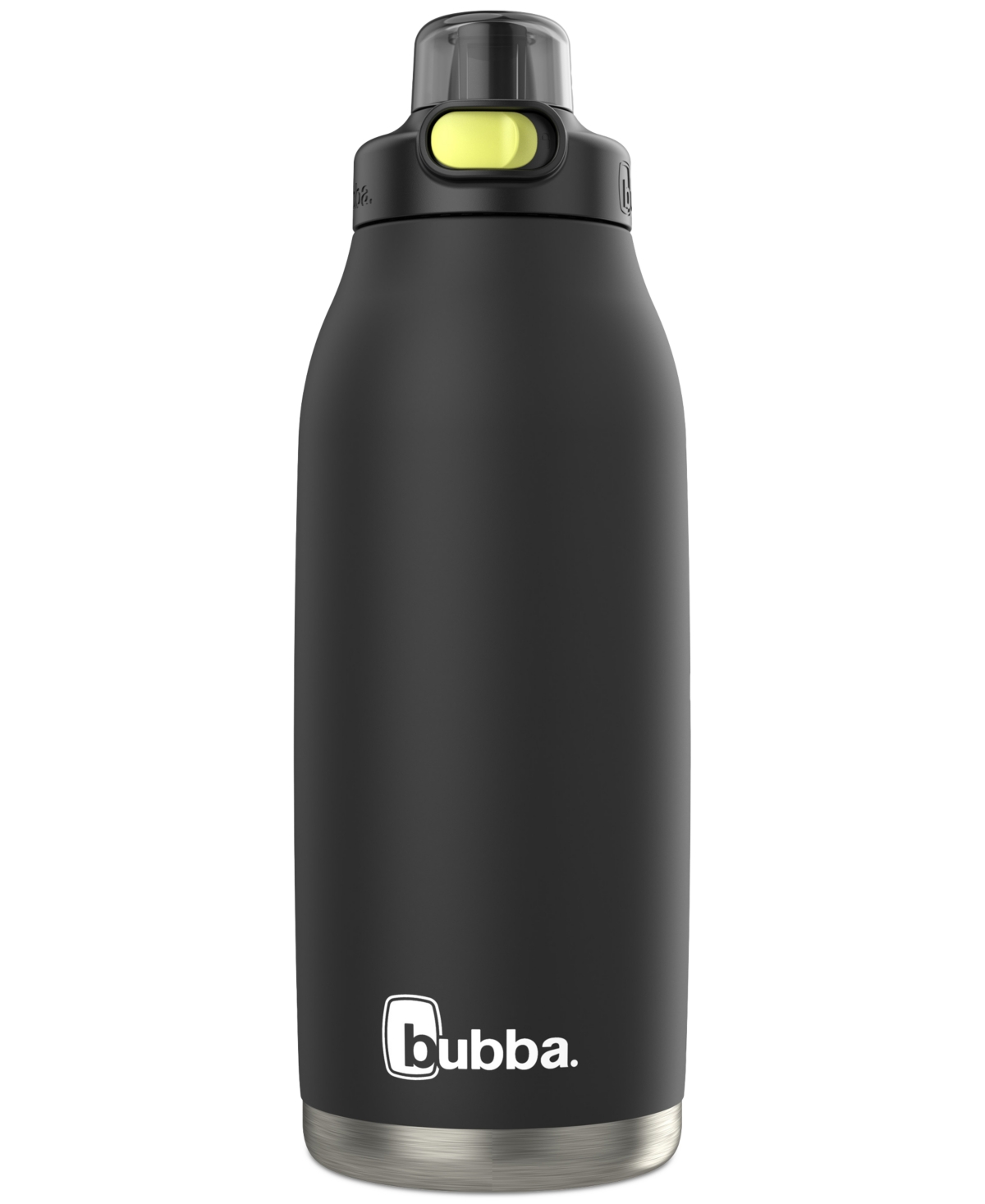 Bubba Radiant Stainless-steel Pop-up Straw 40-oz. Water Bottle In Black
