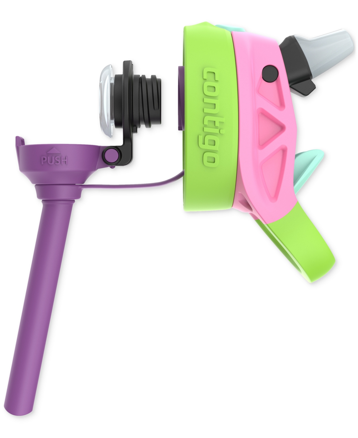 Contigo Kids Printed Autospout Straw 14-oz. Water Bottle In Pink