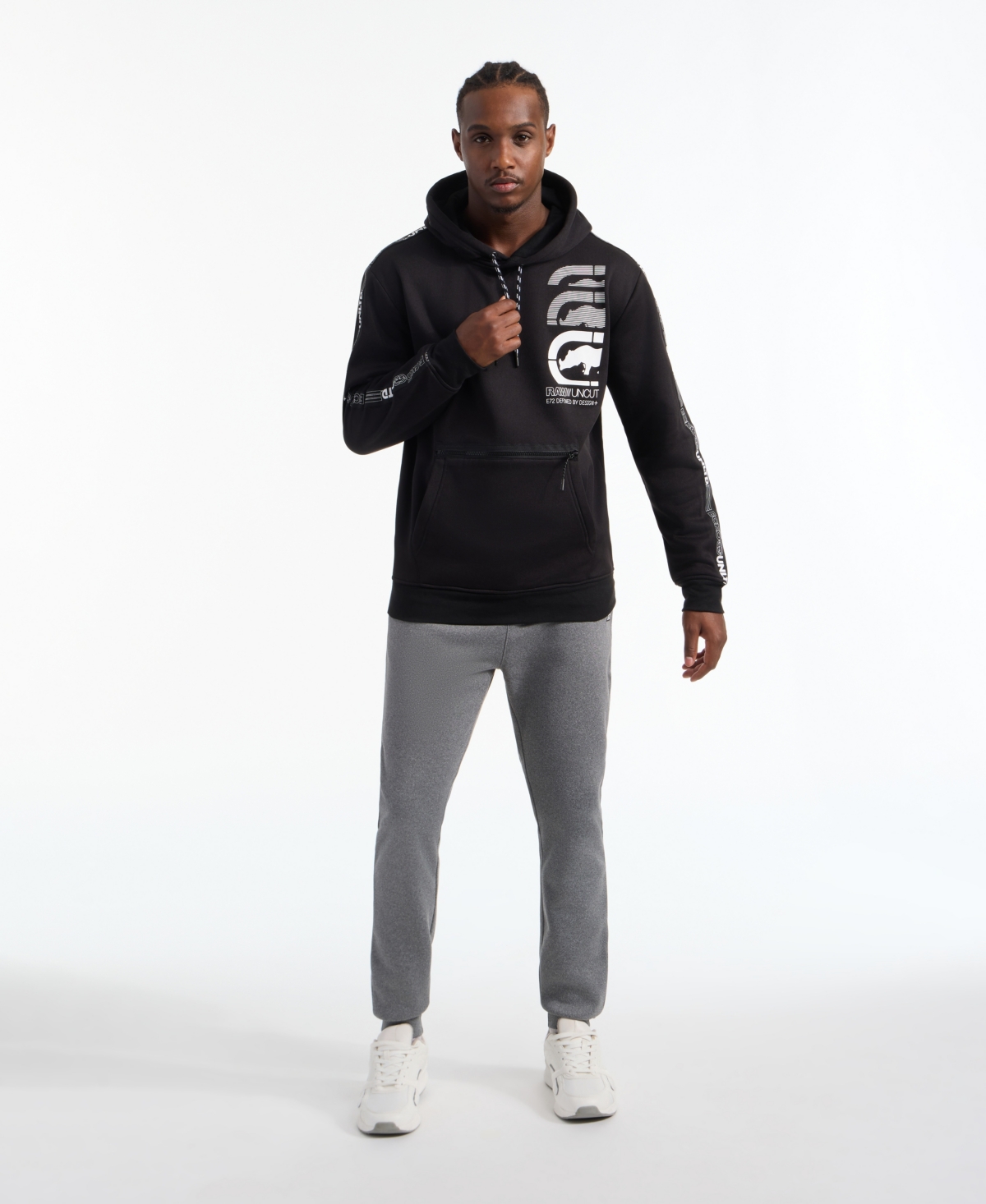 Ecko Unltd Men's Grind Run Jogger In Grey Marled
