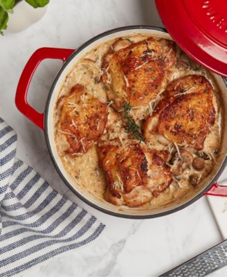 Blue Gradient 5-Quart Enameled Cast Iron Dutch Oven