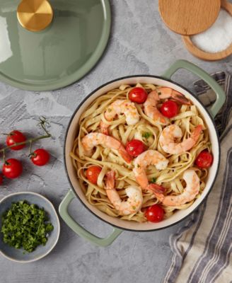 Sage Green 3-Quart Enameled Cast Iron Dutch Oven