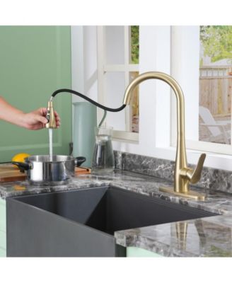 1.8 GPM Pull Down Kitchen Faucet with Deck Plate