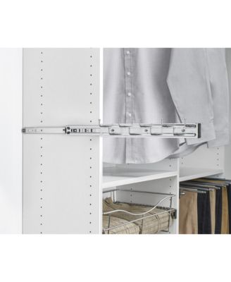 14" Pullout Belt Rack Closet Storage Organizer, Chrome, BRC-14CR