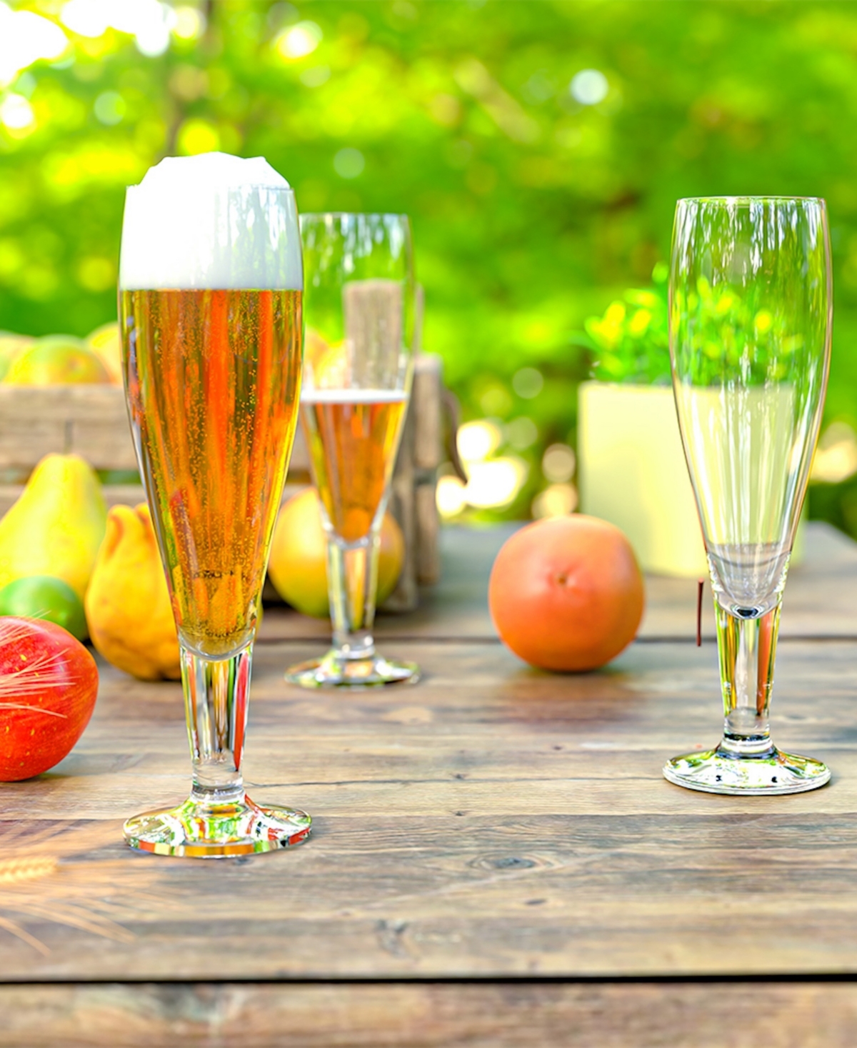Stolzle Lausitz Milano Beer Glasses, Set Of 6 In Crystal