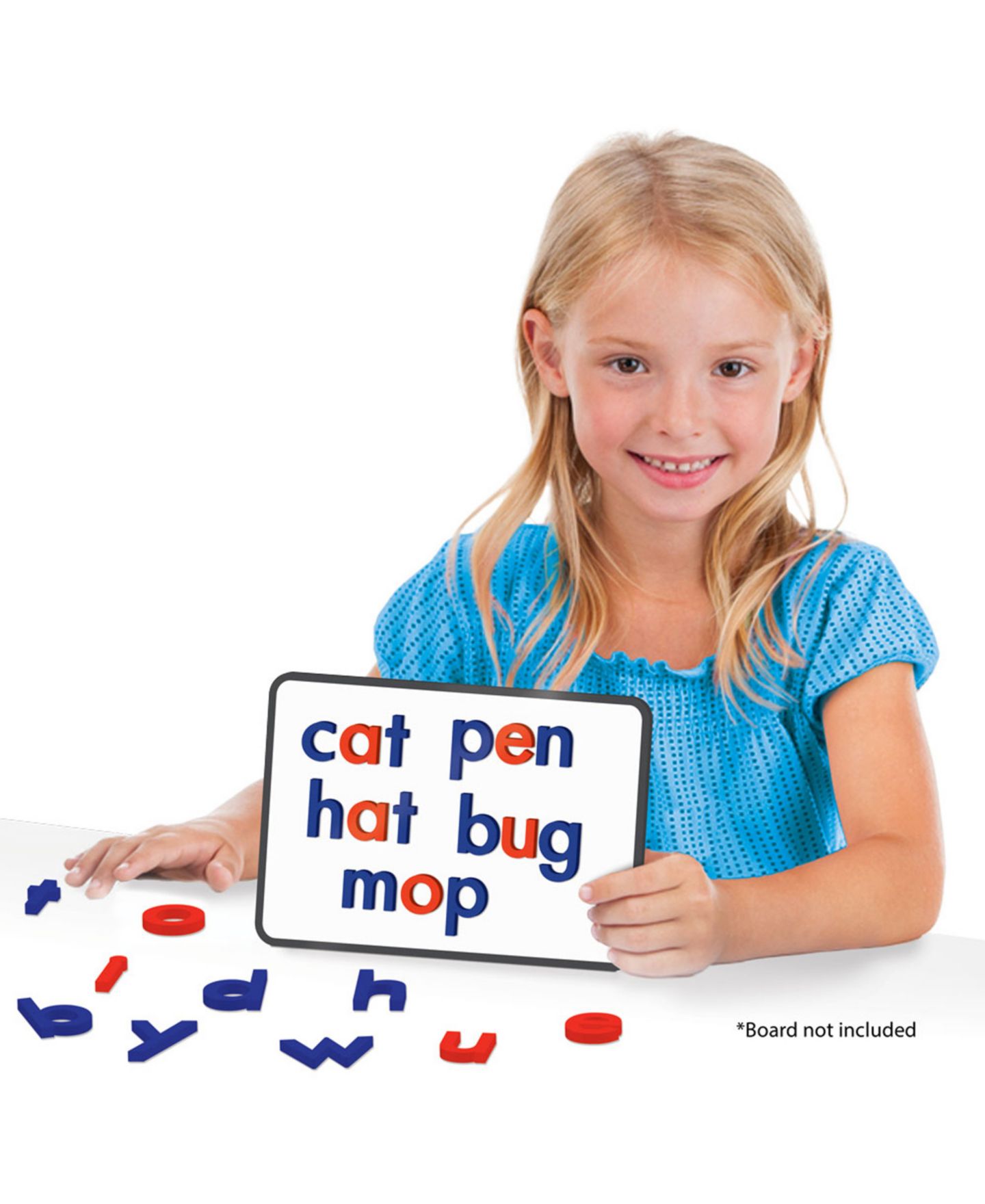 Детские игрушки Junior Learning Magnetic Rainbow Letters 3-Pack Letter Blocks, Ages 4+ — фото 4