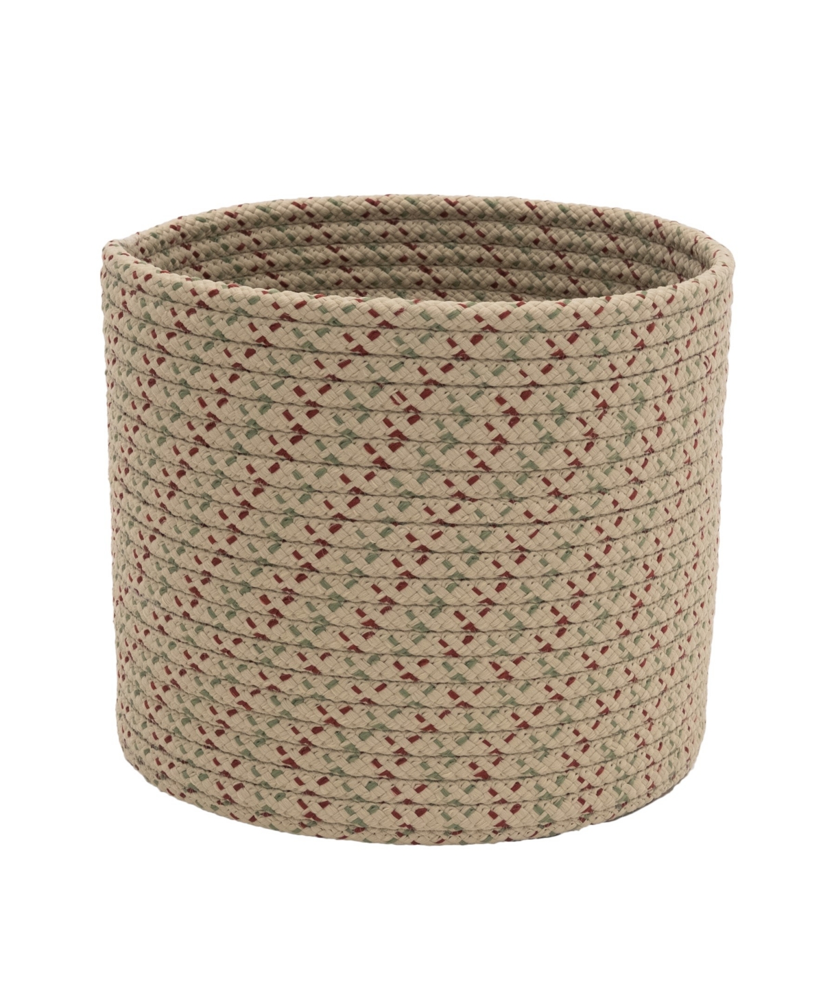 Dasher Woven Holiday Basket - Natural Multi