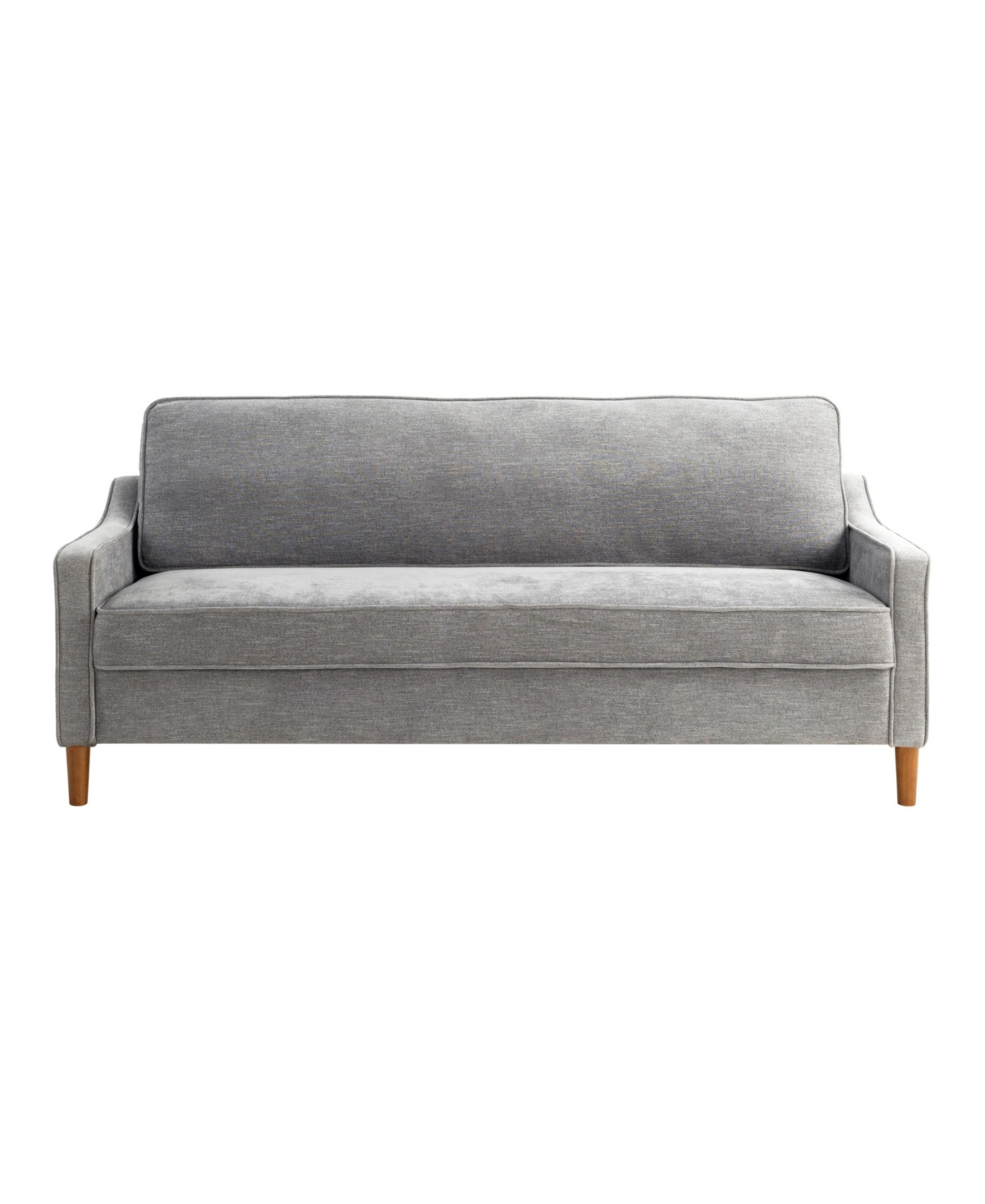Studio Living 76" Polyester Savona Sofa In Gray