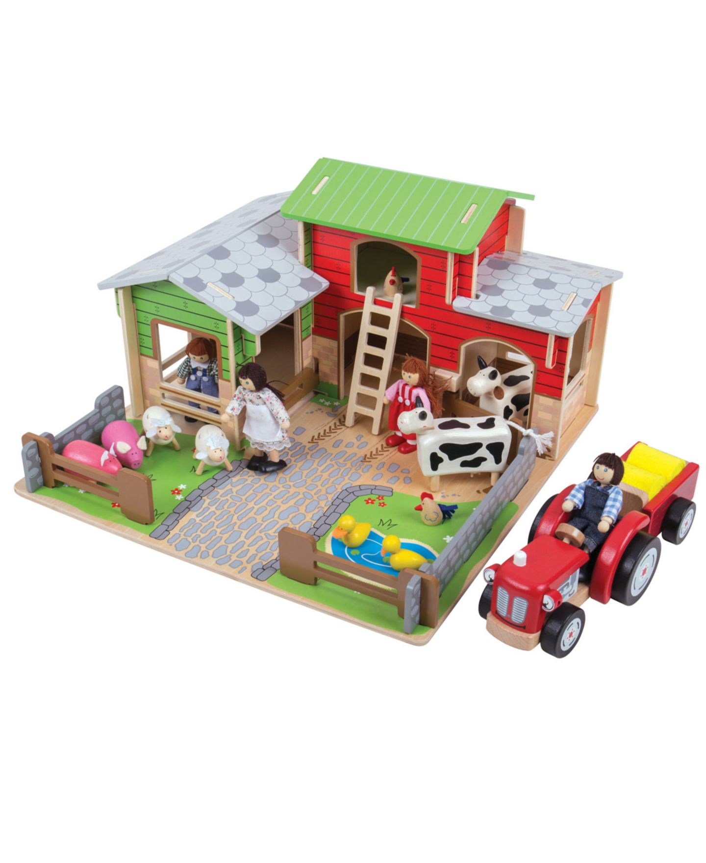 Детские фигурки Bigjigs Toys Wooden Farm Animals — фото 3