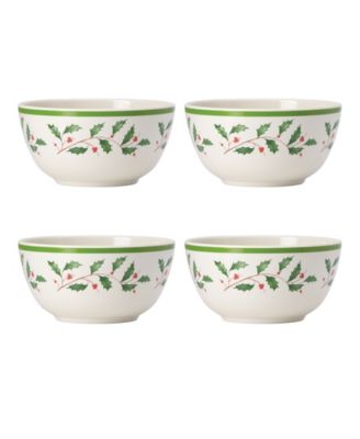 Lenox - Holiday Melamine 4-piece All Purpose Bowl Set