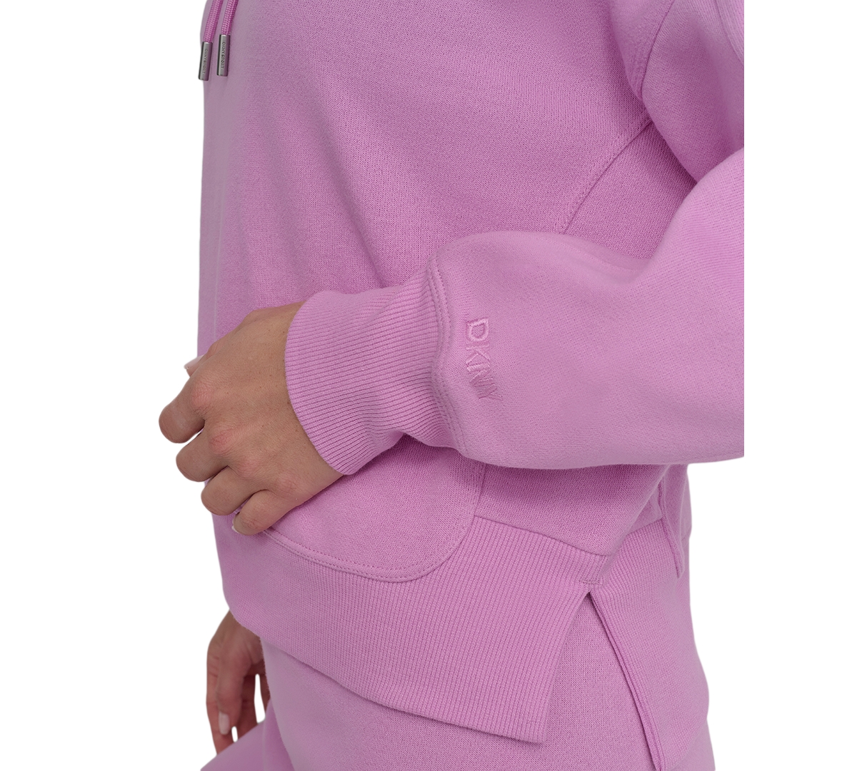Dkny Sport Women's Embroidered-Logo Pullover Hoodie