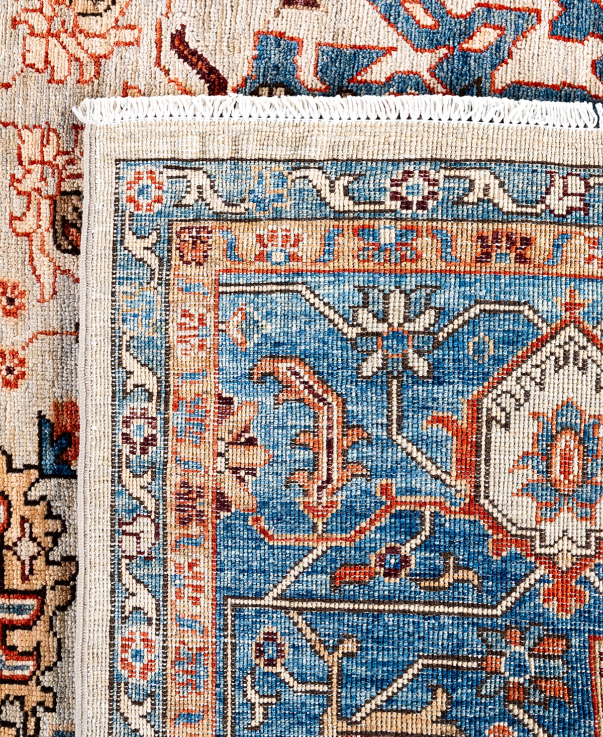 Adorn Hand Woven Rugs Serapi M1999 8'9"x11'9" Area Rug In Beige